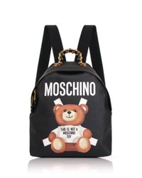 Moschino | Bear Mini Backpack Black | Lyst