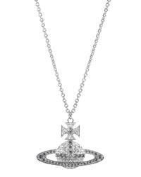 Vivienne Westwood - Metallic Kika Large Pendant Rhodium/black Diamond - Lyst