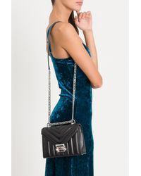 whitney mini quilted leather satchel