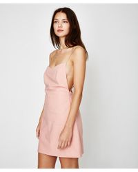 alice in the eve maddie backless mini dress