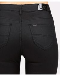 lee mid licks black gloss