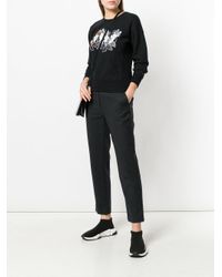 Marcelo Burlon Black Cotton Sweatshirt