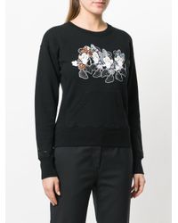 Marcelo Burlon Black Cotton Sweatshirt