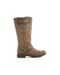 defined heel work boots