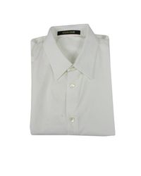 Roberto Cavalli | White Shirt Italian Neck Popeline Slim for Men | Lyst