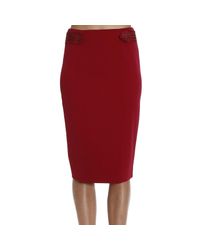 Emporio Armani | Red Giorgio Armani Women's Skirts | Lyst