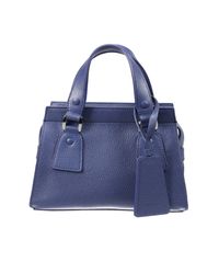 Giorgio Armani | Blue Borsa Le Sac 11 Bauletto Piccolo Pelle Martellata | Lyst