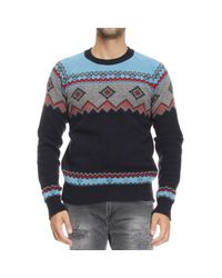 Department 5 Blue Sweater for men