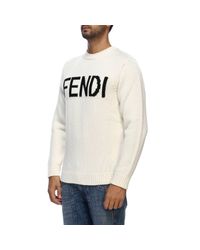 fendi sweater white