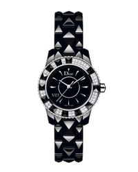 dior black ceramic watch