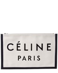 celine clutch white