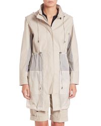 tahari rain jacket