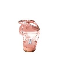 Tabitha Simmons Pyper Leather Sandal in Pink - Lyst