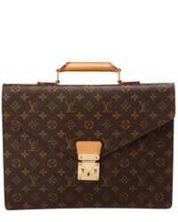 canvas louis vuitton briefcase