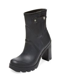 hunter heeled rain boots