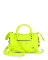 neon green purses