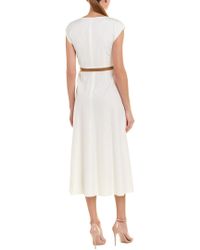 Max Mara White Studio Midi Dress