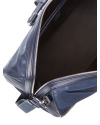 mcm duffle bolsa blue