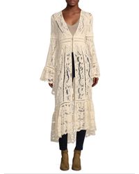 white lace kimono cardigan