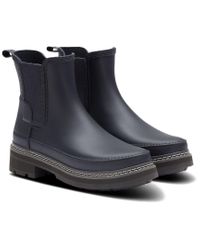 hunter refined stitch detail bootie