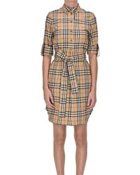 burberry print dress