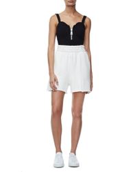 GOOD AMERICAN White The High Waist Shorts
