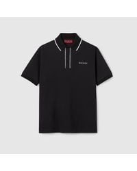 Gucci Adidas X Cotton Piquet Polo in Blue for Men | Lyst Canada