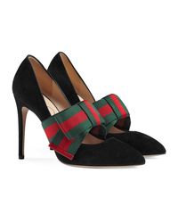gucci bow heels