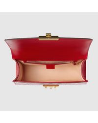 medium padlock signature leather shoulder bag