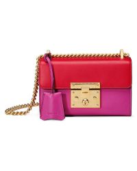 gucci pink padlock bag