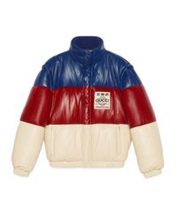 red gucci leather jacket