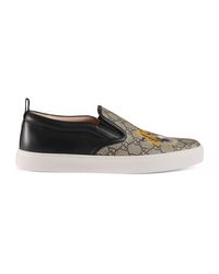 Zapatilla Deportiva sin Cordones GG Supreme con Tigre Gucci de Lona de  color Neutro para hombre | Lyst