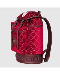 gucci backpack red