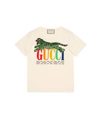 Camiseta Cities con tigre Gucci de Algodón de color Blanco | Lyst