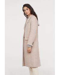 light beige wool coat