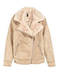 fleece lined biker jacket