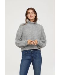 H&m grey turtleneck sweater Clearance