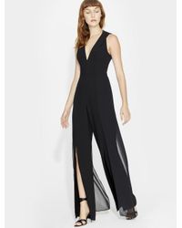 women's black flowy jumpsuit