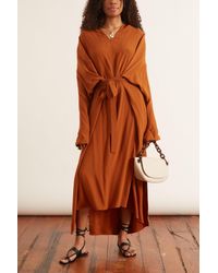 Rodebjer Mabelin Dress in Brown - Lyst