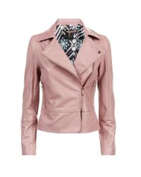 ted baker mandyy leather jacket