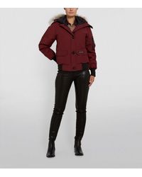 canada goose maroon jacket