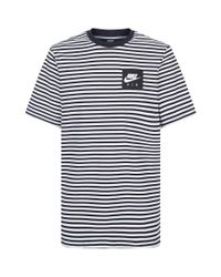 Nike Cotton Striped Air T-shirt in 