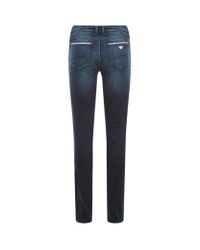 Armani Jeans Denim J23 Lily Push Up Skinny Jean in Blue | Lyst Canada