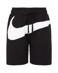 black nike sweat shorts mens