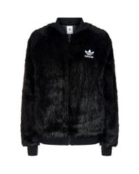 adidas fur coat