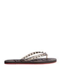 louboutin flip flops mens