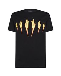 neil barrett fire bolt t shirt