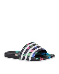 Adidas slides floral Clearance