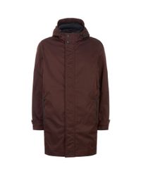 ted baker stack hooded mac