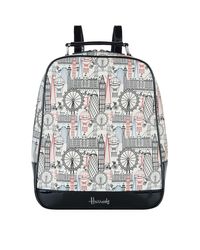 harrods patent chevron backpack